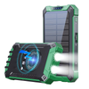 Solar Powered Power Bank with Cable