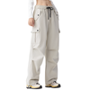 Straight leg cargo trousers womens