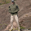 Tactical hoodie with velcro