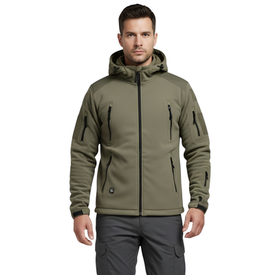 tactical outdoor hoodie zip up