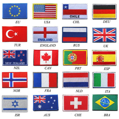 Velcro flag patches