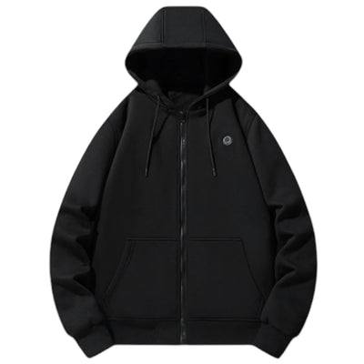 Veste chauffante en molleton avec capuche