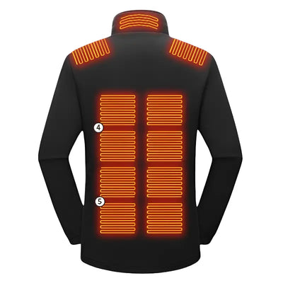 Veste chauffante homme fine