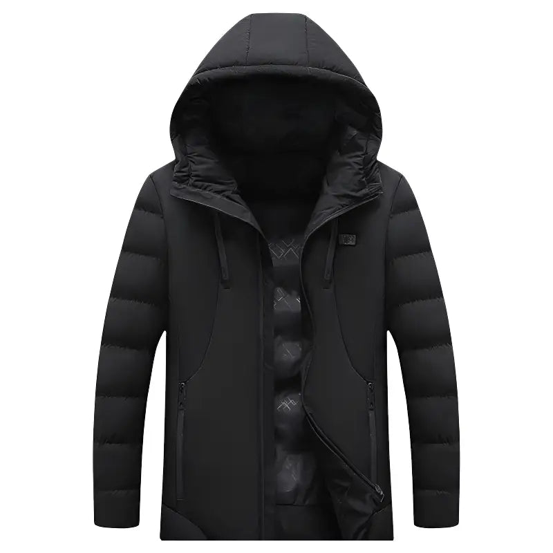 Veste chauffante homme noir