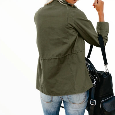 Vintage Military Jacket Womens