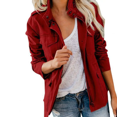 Vintage Military Jacket Womens