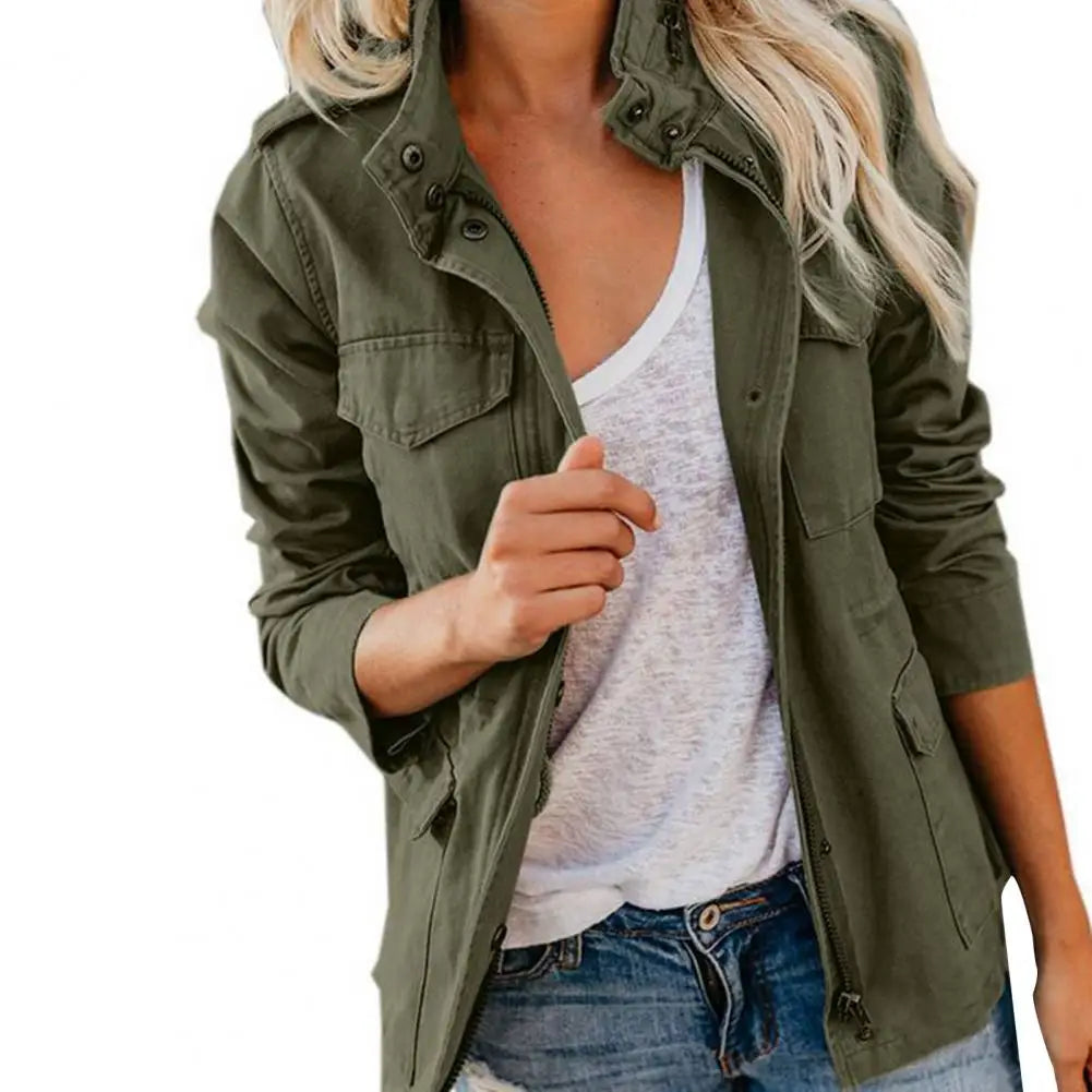 Vintage Military Jacket Womens