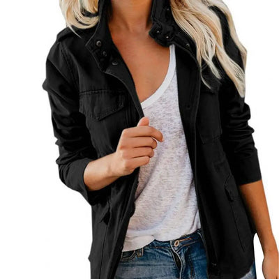 Vintage Military Jacket Womens