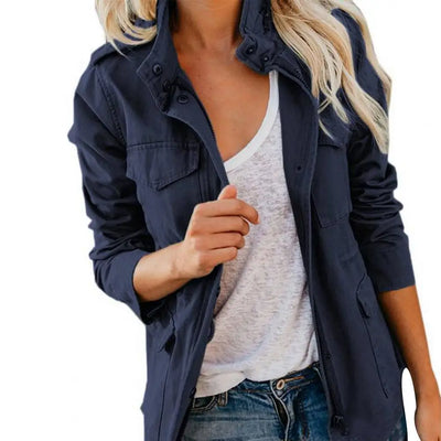 Vintage Military Jacket Womens