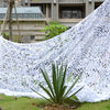White camouflage netting