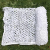 White camouflage netting