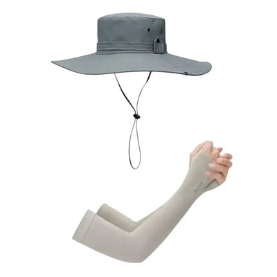 Wide brim bush hat