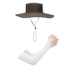 Wide brim bush hat