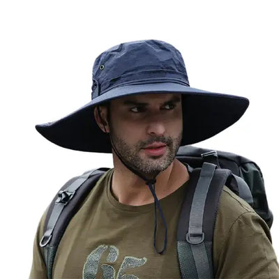Wide brim bush hat