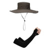 Wide brim bush hat