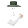 Wide brim bush hat