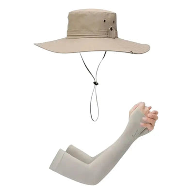 Wide brim bush hat