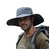 Wide brim bush hat