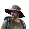 Wide brim bush hat