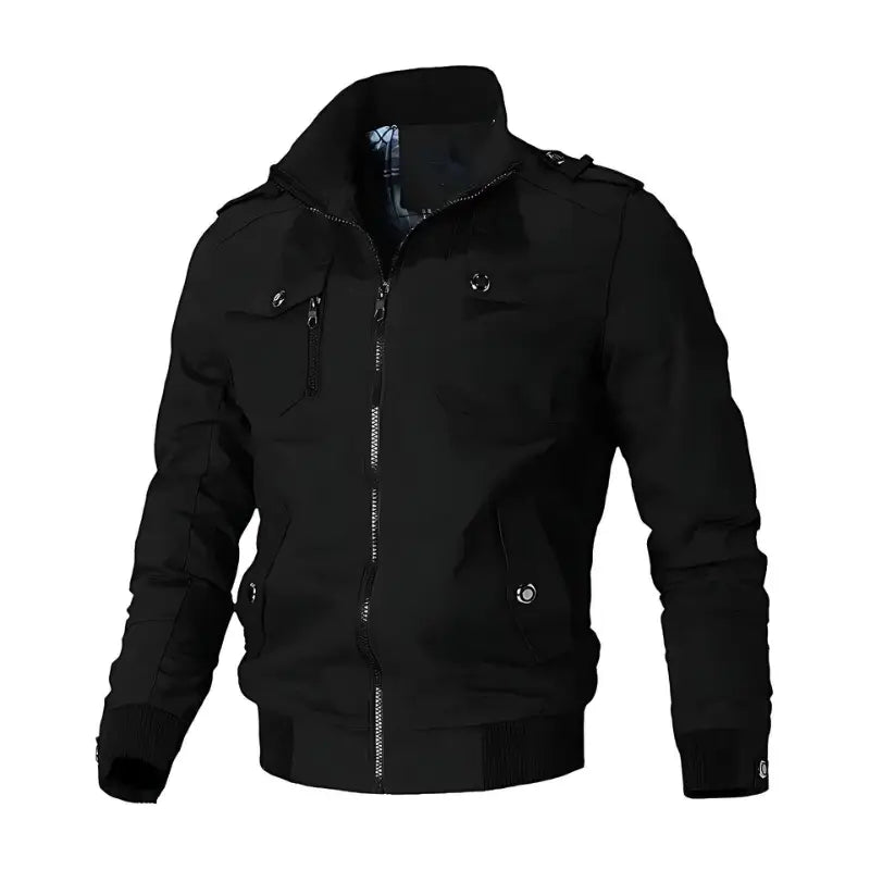 Zip Up Military Jacket
