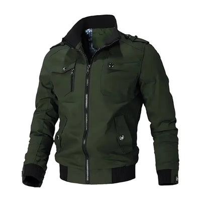 Zip Up Military Jacket
